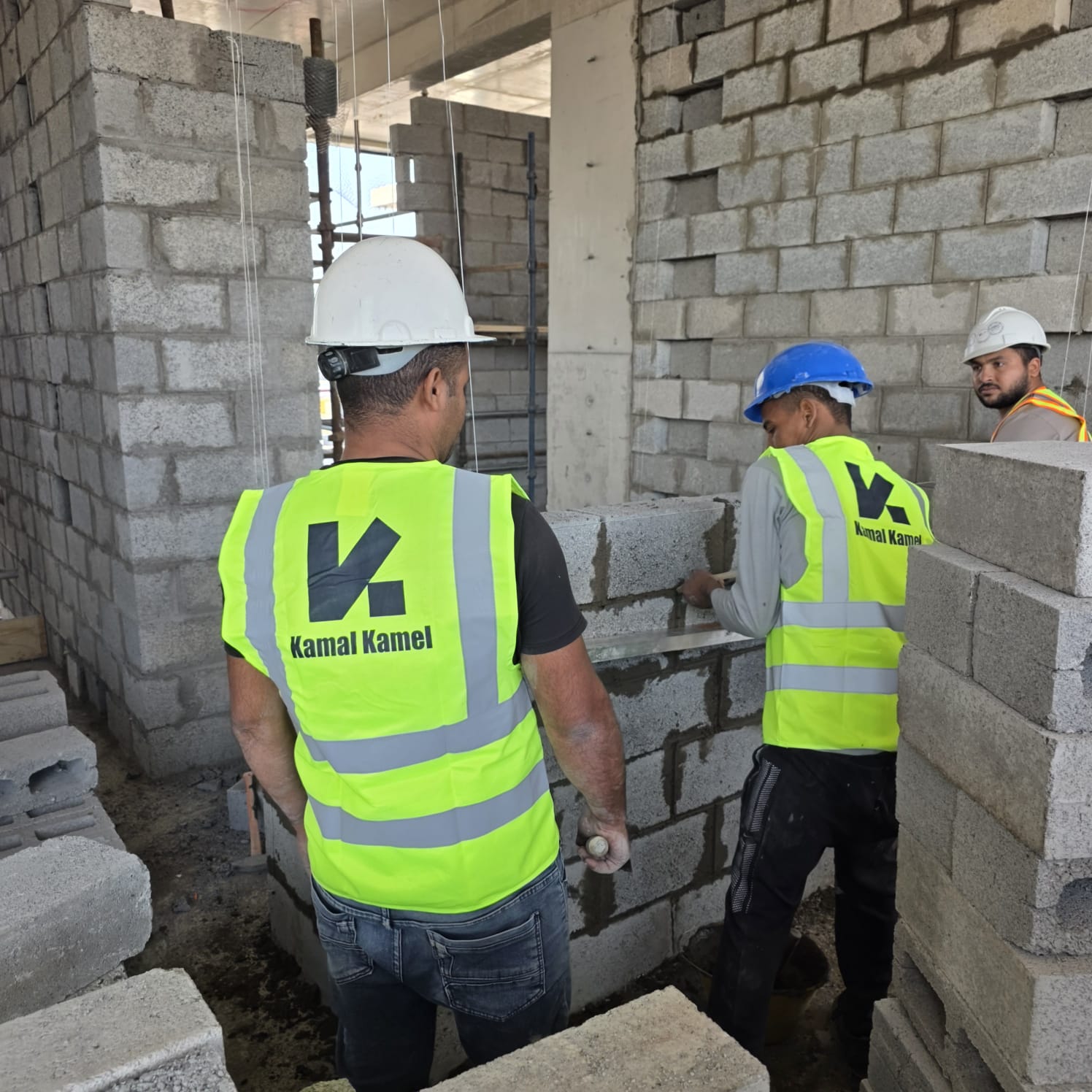 Construction crew